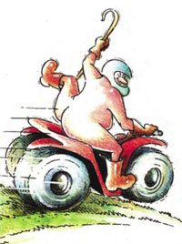 Fit For Farming tractor cartoon