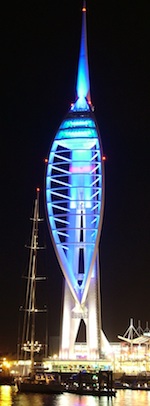 Spinnaker tower backs Blue September