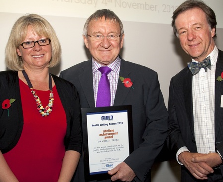 Chris Steele receives award