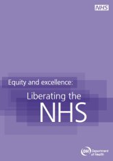 Liberating the NHS white paper cover